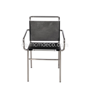 Schwarzes Eileen Gray Roquebrune Chair in modernem Design